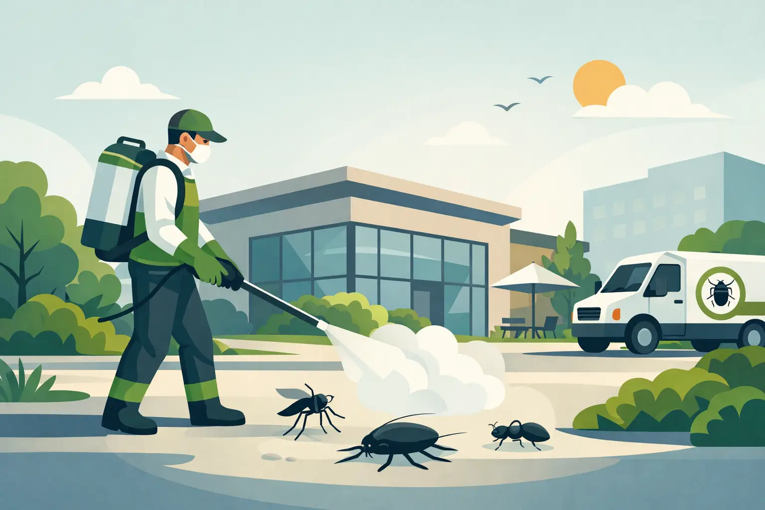 Commercial Outdoor Pest Control Services