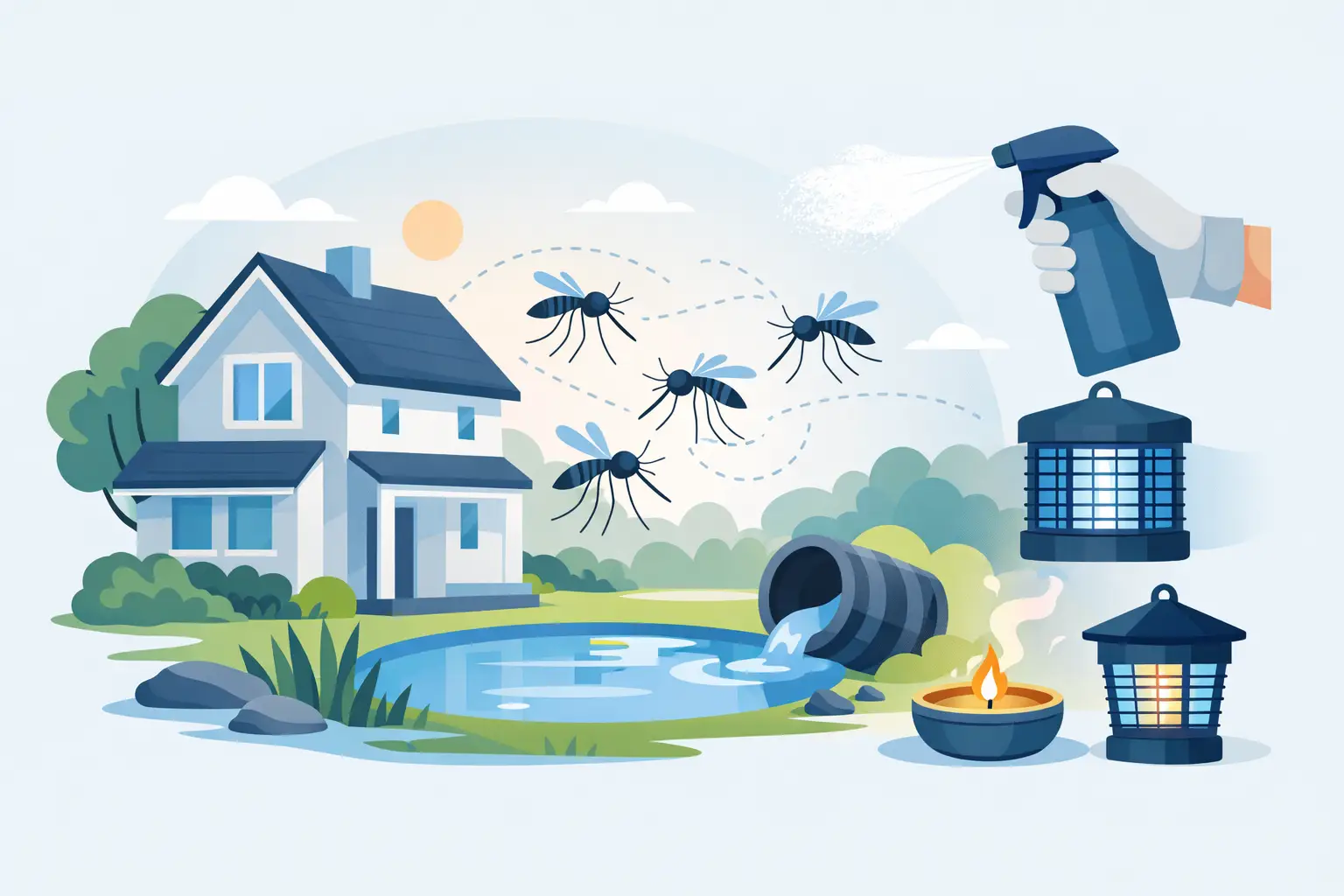 How to Get Rid of Mosquitoes Around Your House