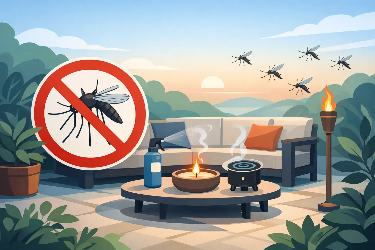 How to Keep Mosquitoes Away From Patio