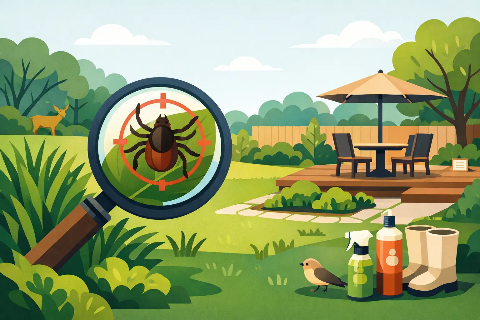 Lyme Disease Prevention in Backyard Spaces