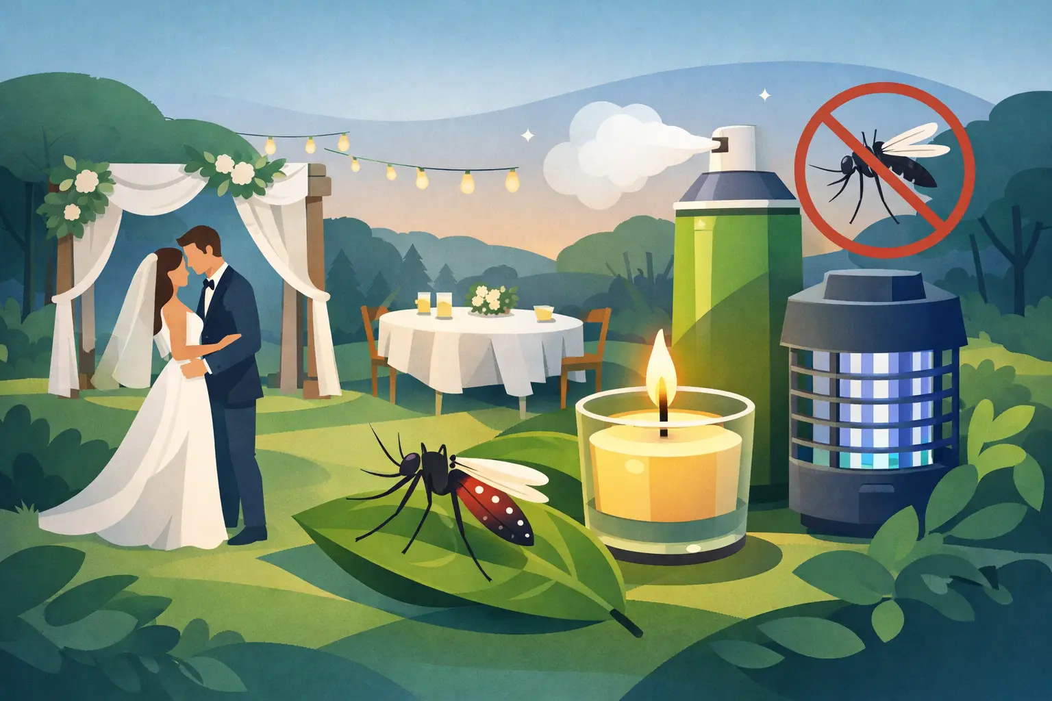 Outdoor Wedding Mosquito Control That Works