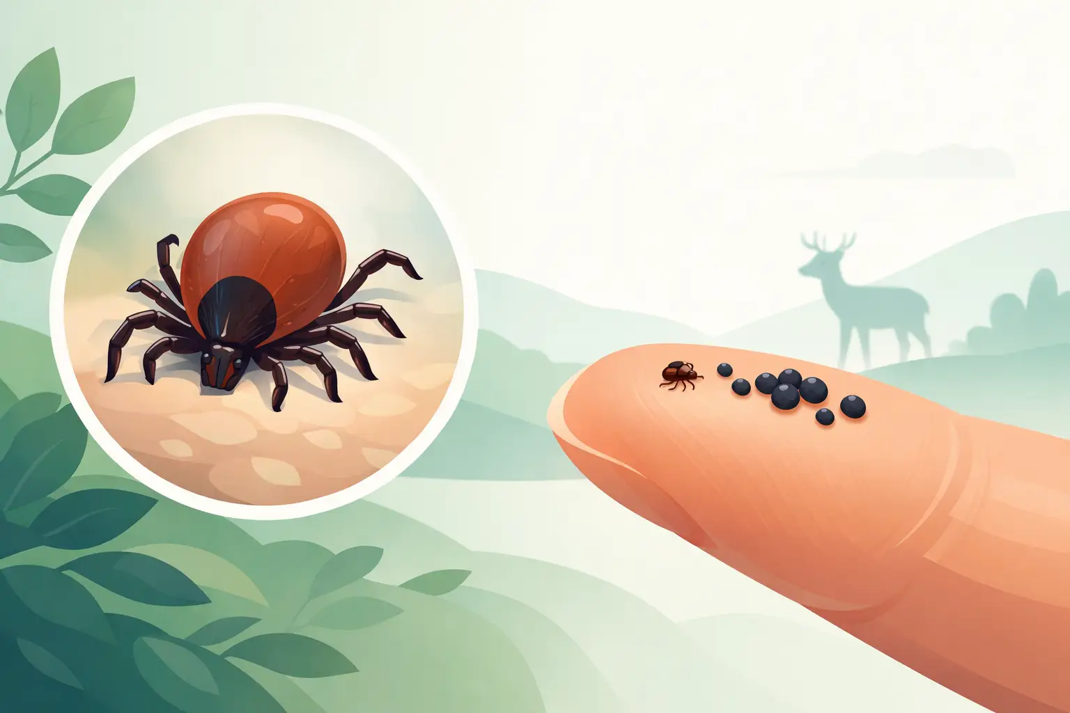 A Tick Can Be the Size of Poppy Seeds