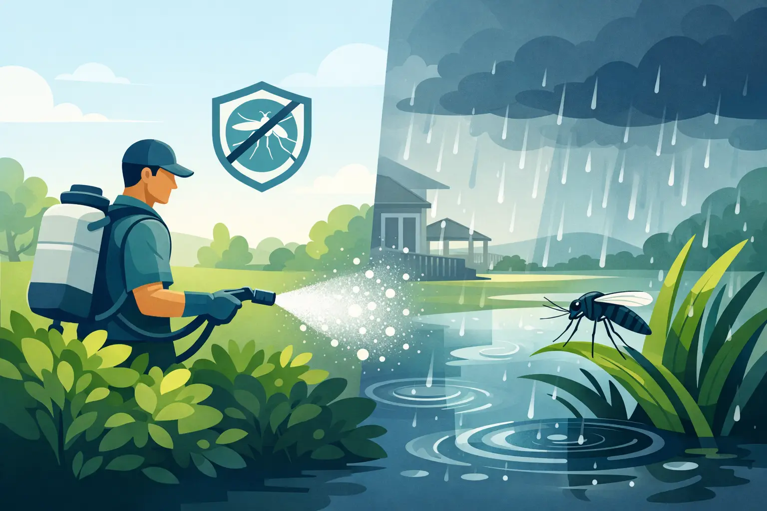 Do Mosquito Treatments Work After Rain?