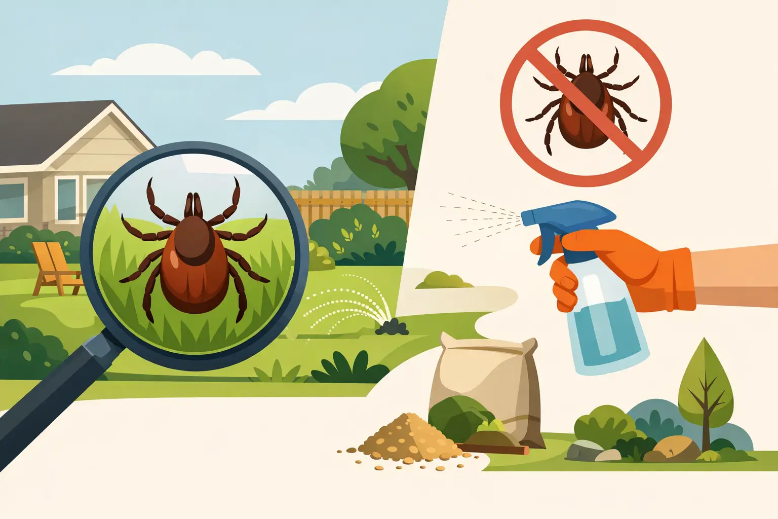 How to Prevent Ticks in Yard Areas