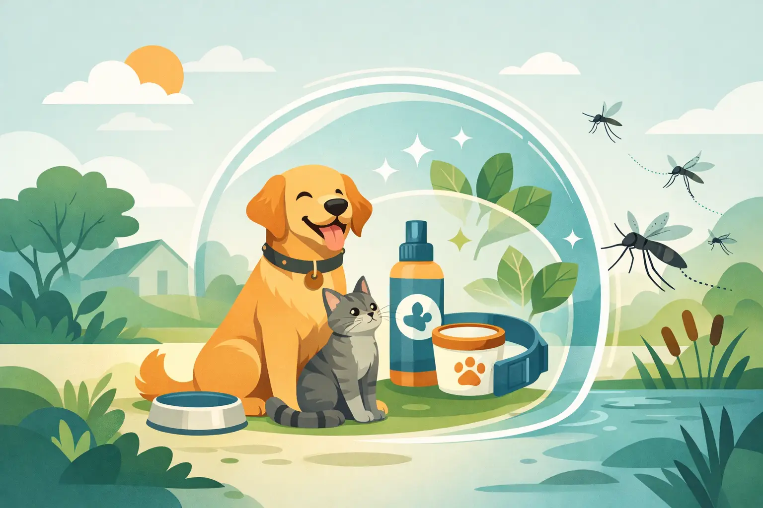 How to Protect Pets From Mosquitoes