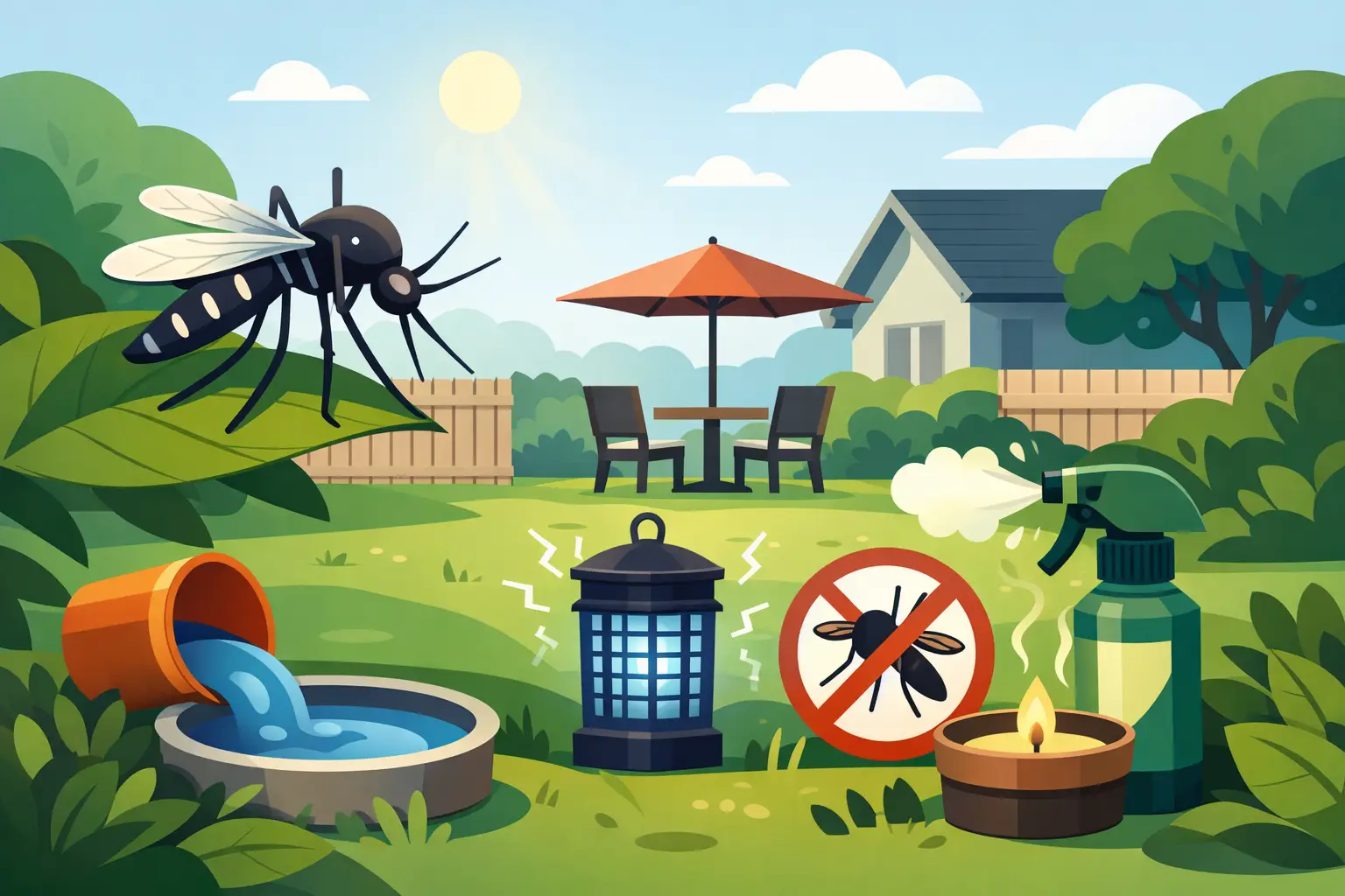How to Reduce Backyard Mosquitoes Fast