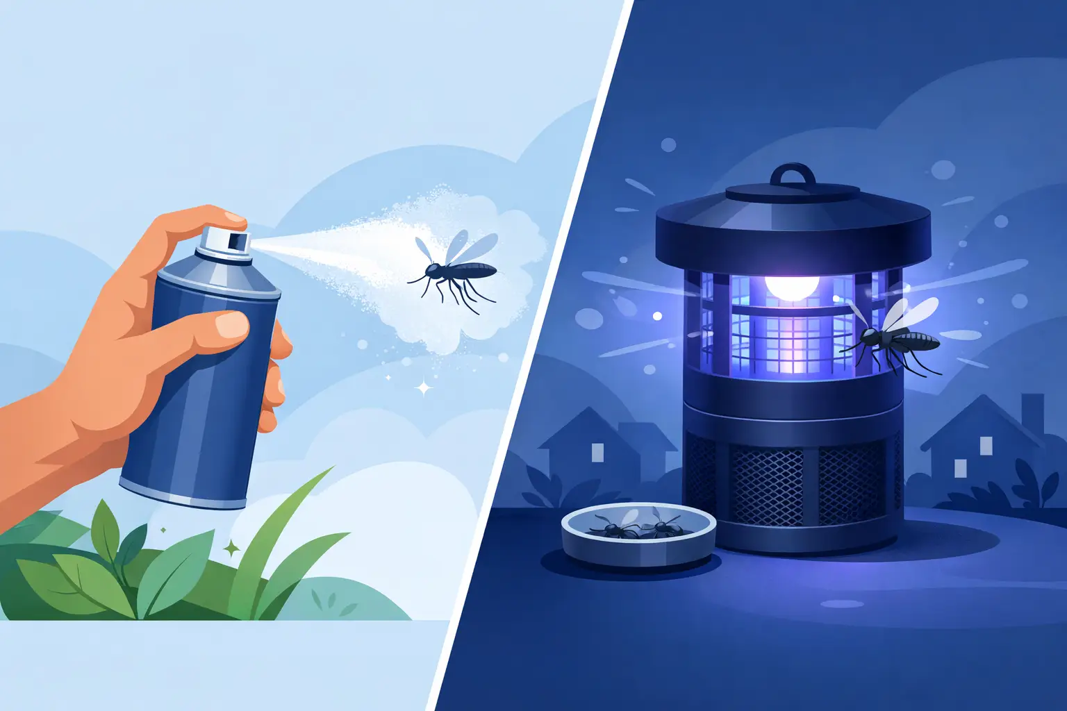 Mosquito Spray vs Mosquito Traps