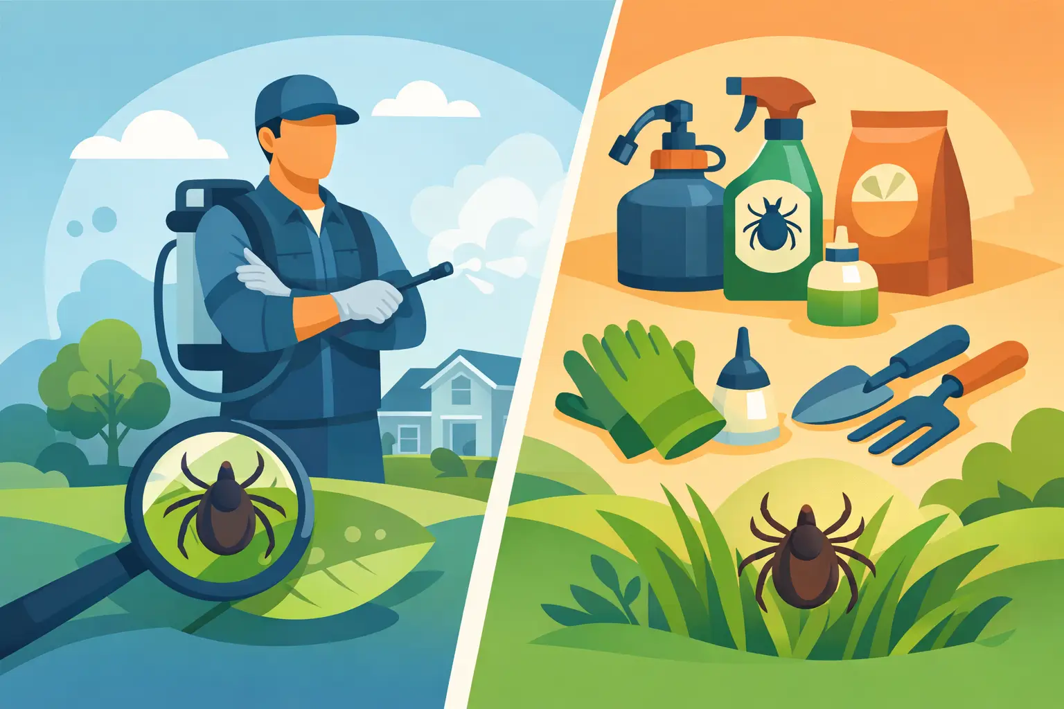 Professional Tick Control vs DIY