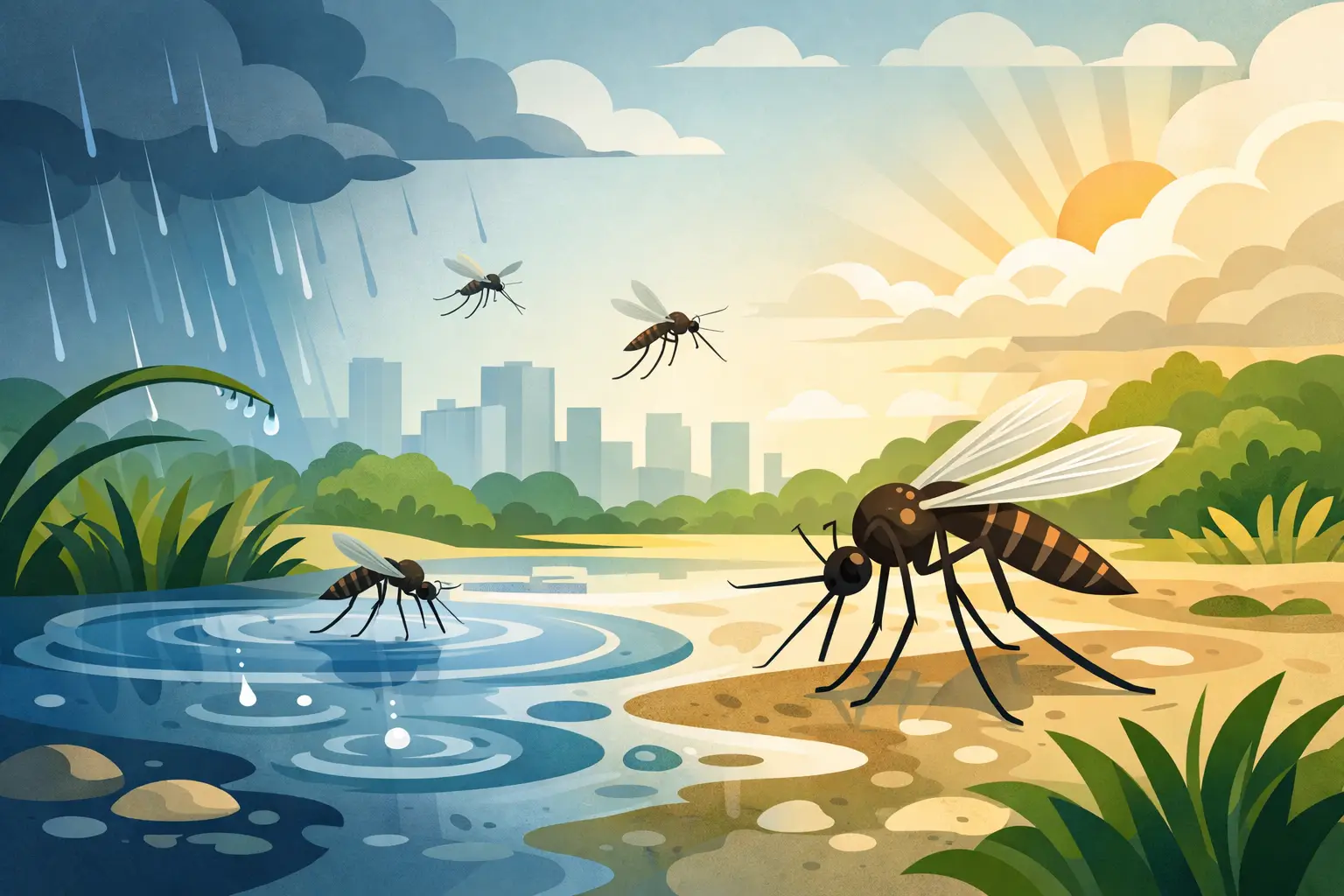 Why Are Mosquitoes Worse After Rain?