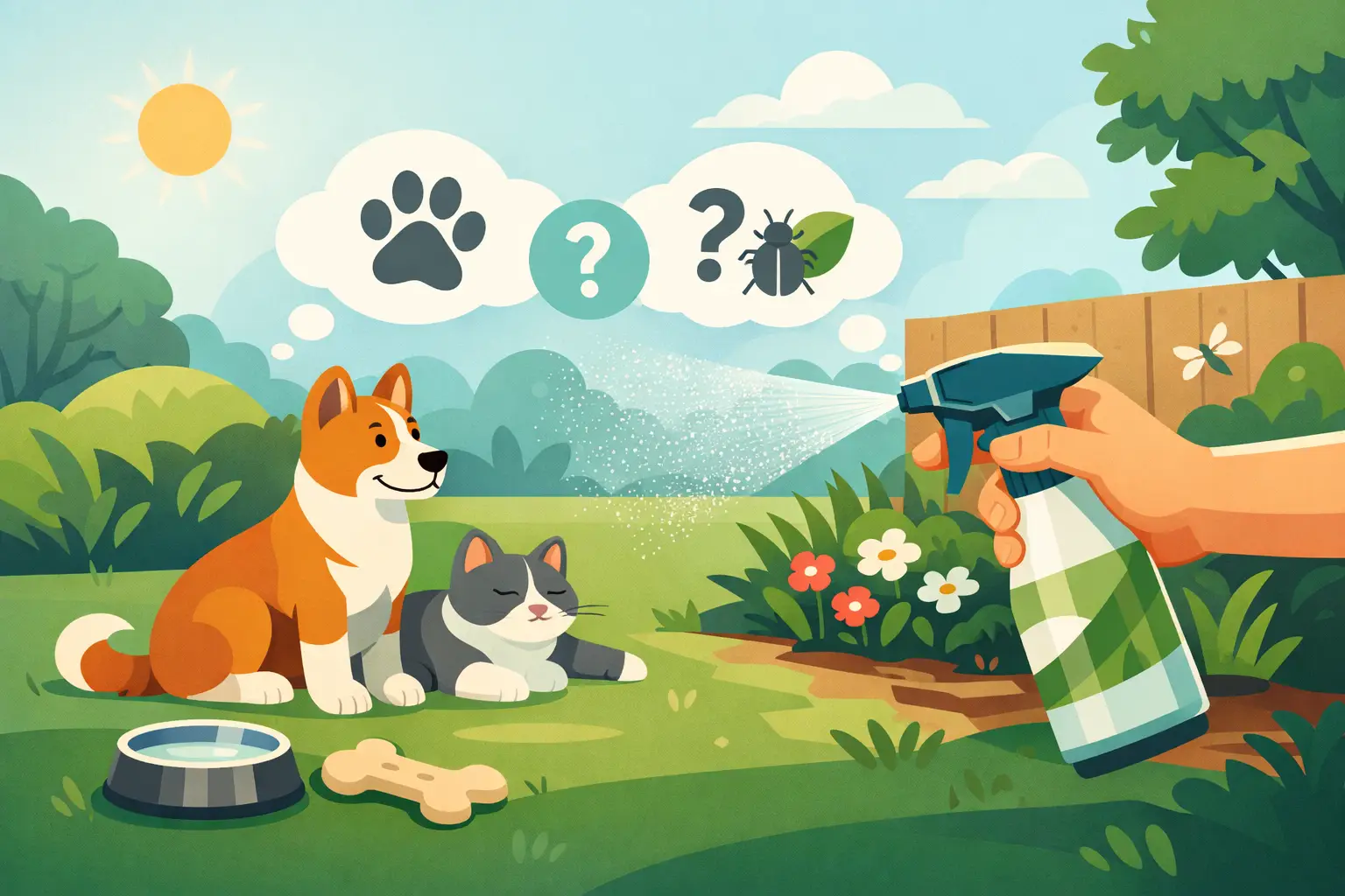 Are Outdoor Sprays Pet Safe? What to Know