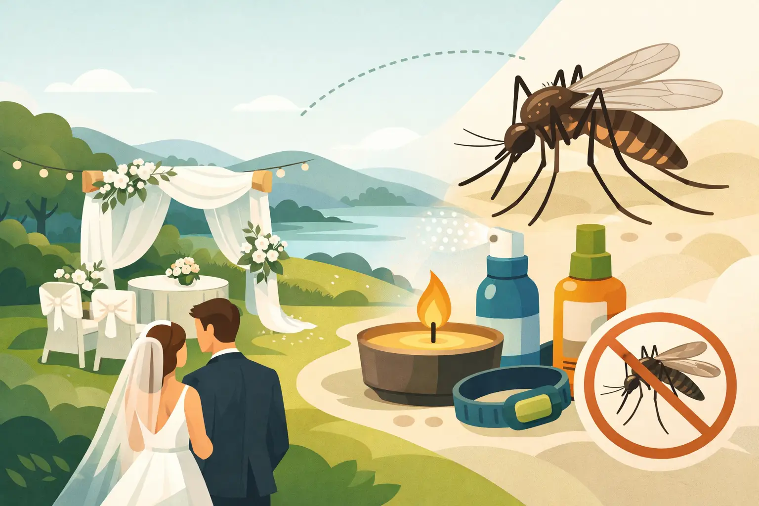 Outdoor Wedding Mosquito Prevention Tips