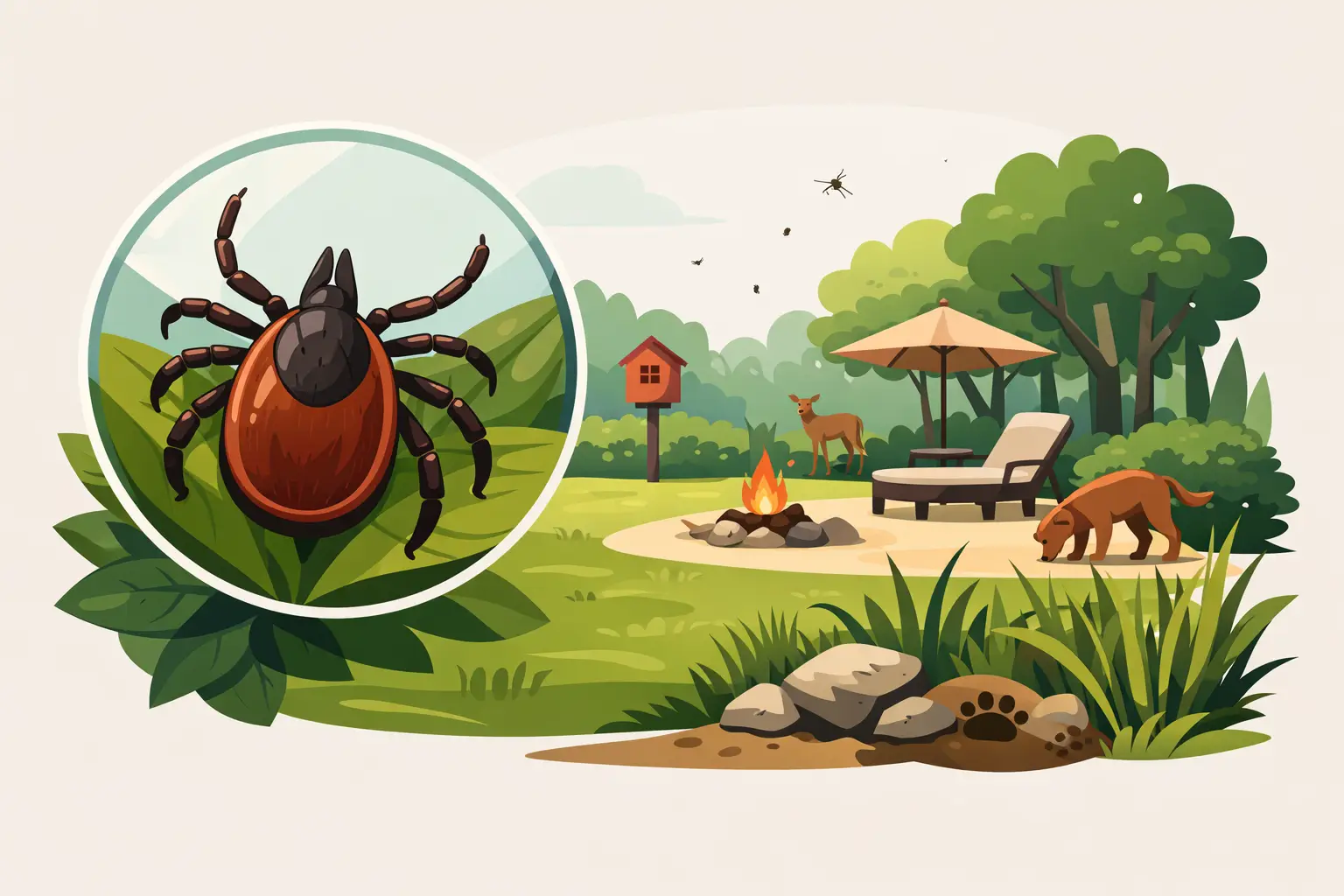 What Attracts Ticks to Backyards?