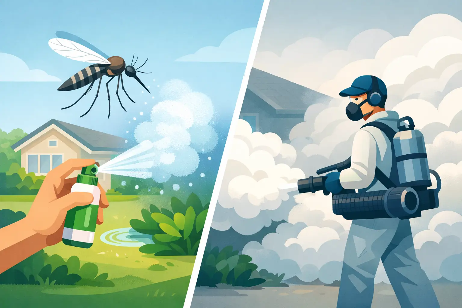 Mosquito Treatment Versus Fogging Service