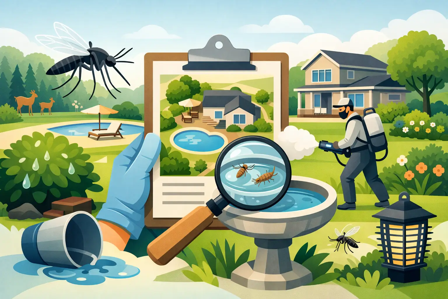 What a Custom Property Mosquito Plan Covers