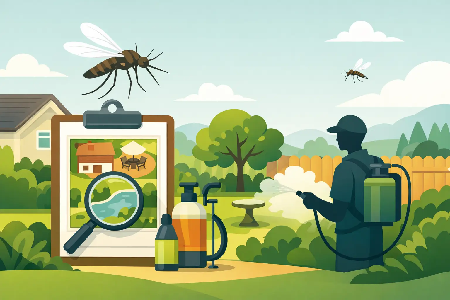 Yard Mosquito Treatment Planning Guide