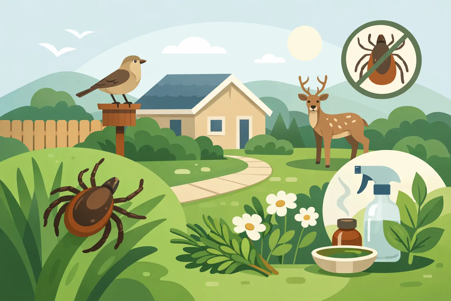 How to Reduce Ticks Naturally in Your Yard