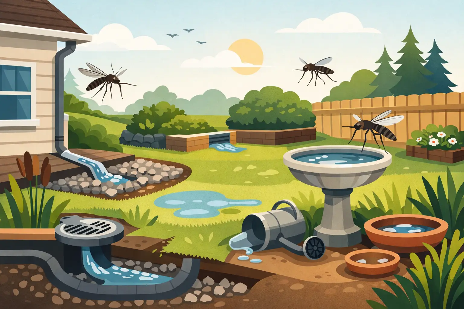 Backyard Drainage Mosquito Guide for Ontario Yards