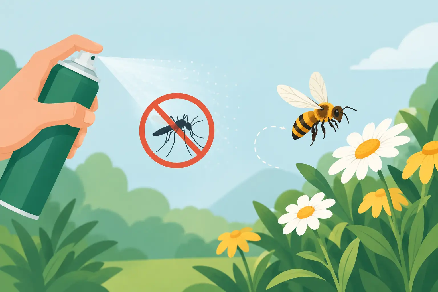 Do Mosquito Sprays Harm Bees? What to Know