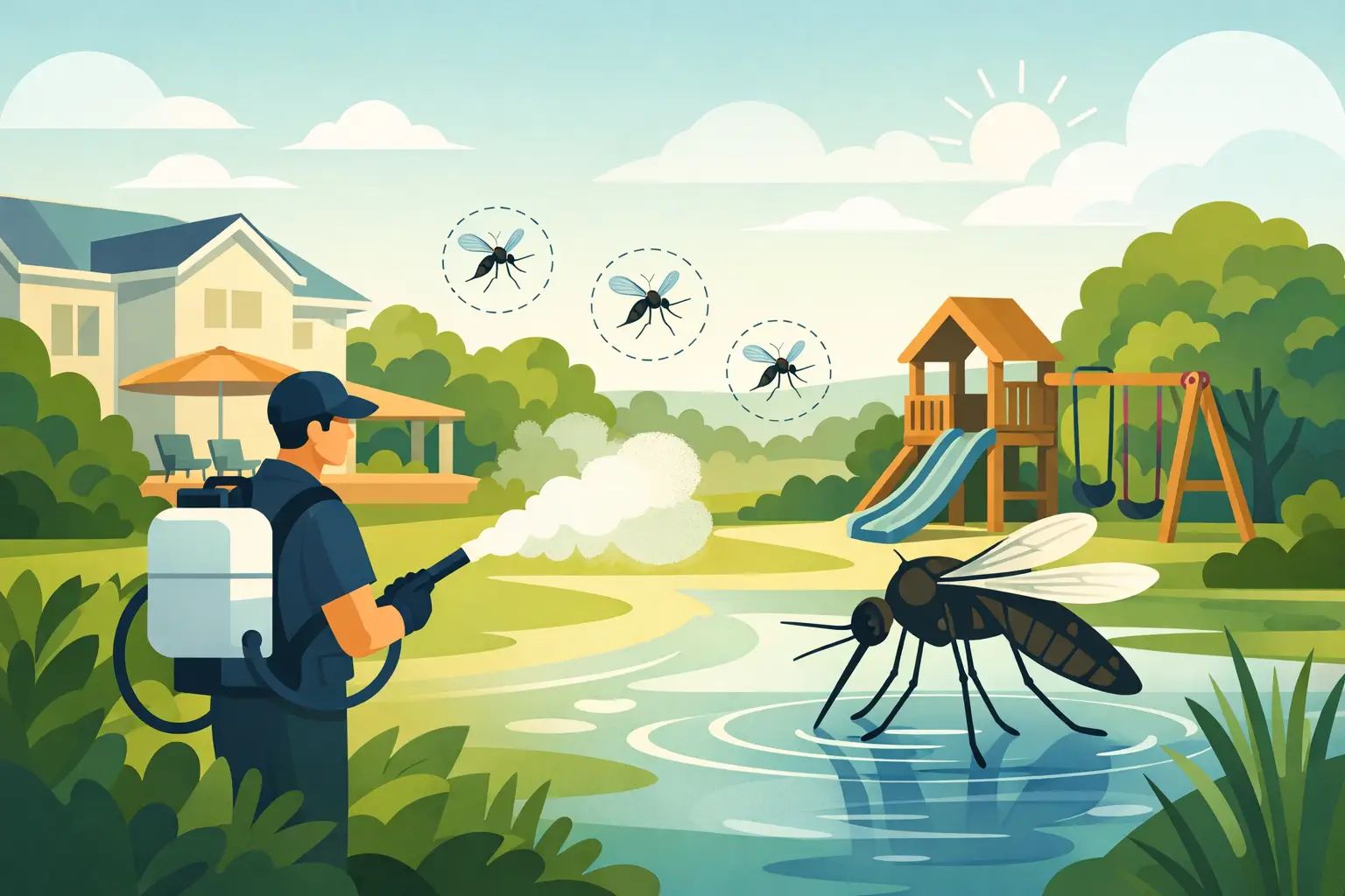 Mosquito Treatment North Gower Families Trust