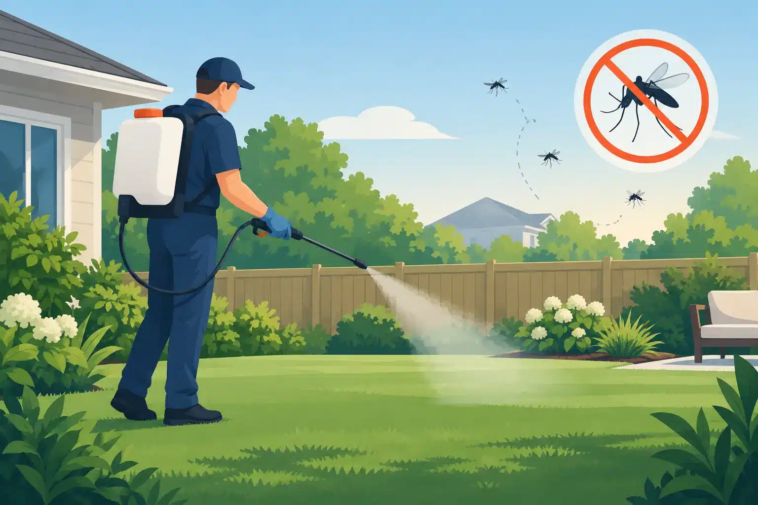 When Should Yards Be Sprayed for Mosquitoes?
